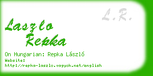 laszlo repka business card